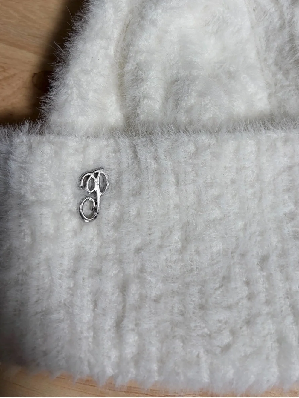 PINK Victoria’s Secret - Fuzzy “P” Beanie & Fingerless Gloves Winter SET